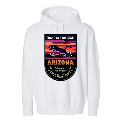 Arizona State Emblem Garment-Dyed Fleece Hoodie