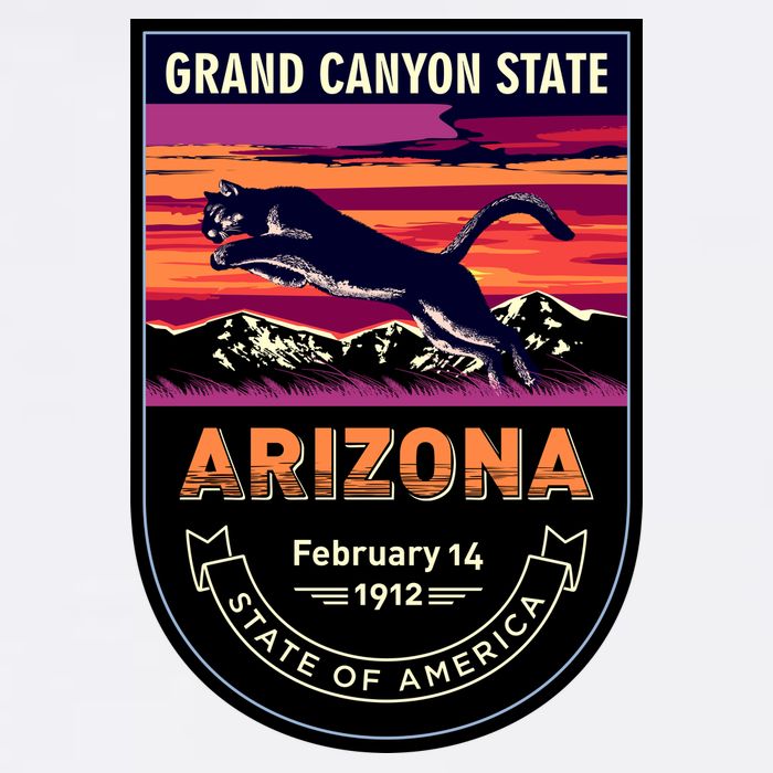 Arizona State Emblem Button
