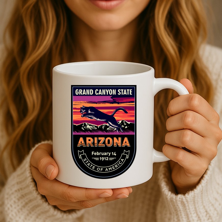 Arizona State Emblem Mug