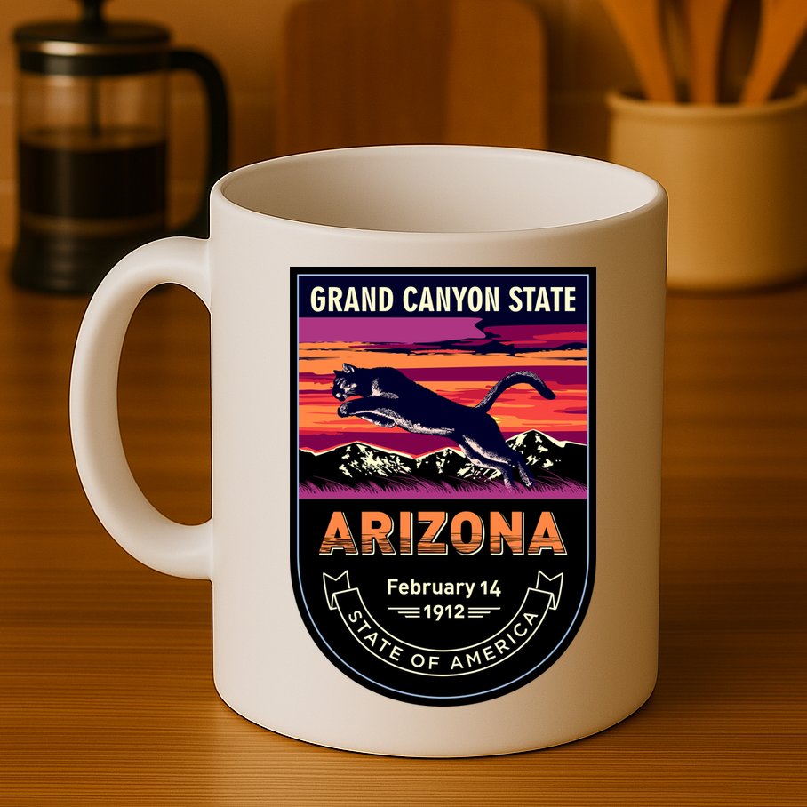 Arizona State Emblem Mug