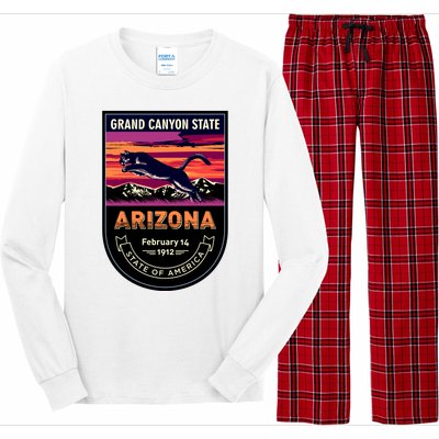 Arizona State Emblem Long Sleeve Pajama Set