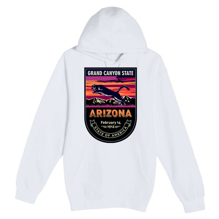 Arizona State Emblem Premium Pullover Hoodie