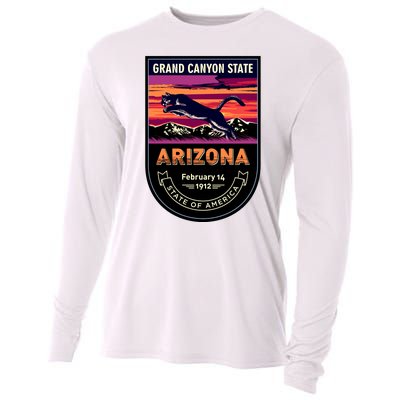 Arizona State Emblem Cooling Performance Long Sleeve Crew