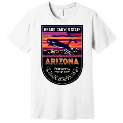 Arizona State Emblem Premium T-Shirt