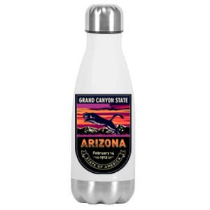 Arizona State Emblem Stainless Steel Insulated Water Bottle