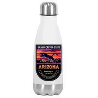 Arizona State Emblem Stainless Steel Insulated Water Bottle