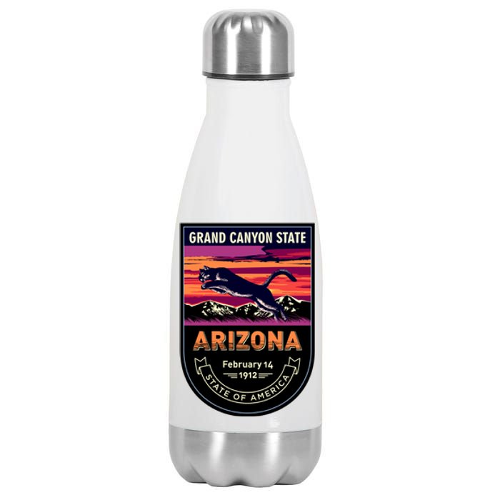 Arizona State Emblem Stainless Steel Insulated Water Bottle