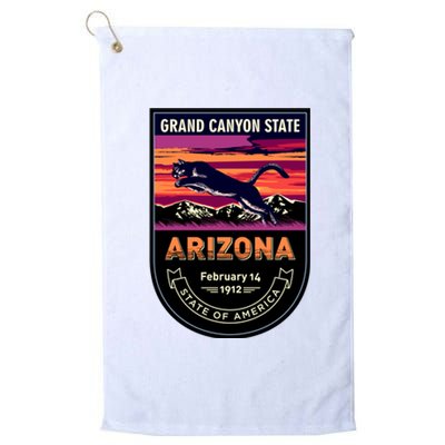 Arizona State Emblem Platinum Collection Golf Towel