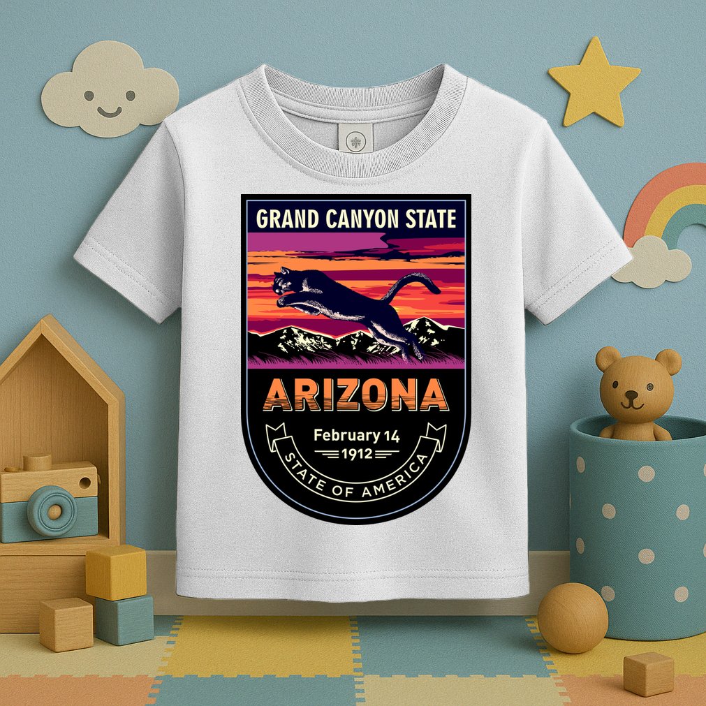 Arizona State Emblem Toddler T-Shirt