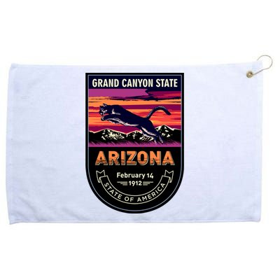 Arizona State Emblem Grommeted Golf Towel