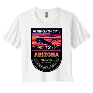 Arizona State Emblem Women's Crop Top Tee