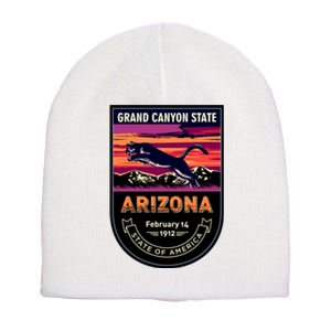 Arizona State Emblem Short Acrylic Beanie