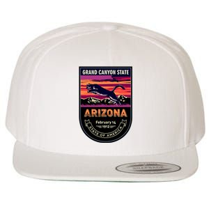 Arizona State Emblem Wool Snapback Cap