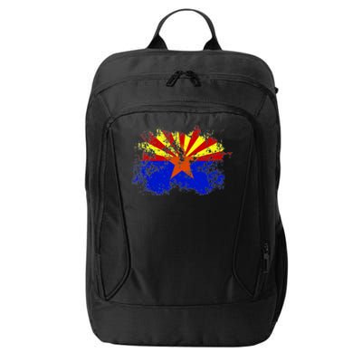 Arizona State Flag Grunge City Backpack