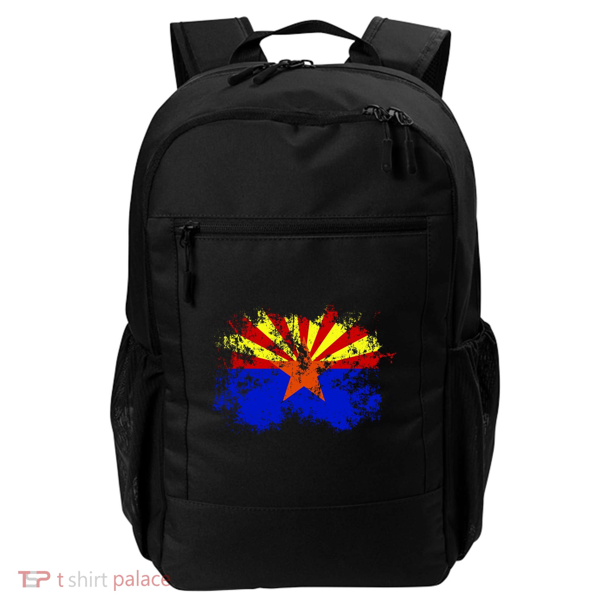 Arizona State Flag Grunge Daily Commute Backpack