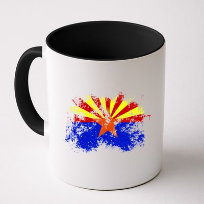Arizona State Flag Grunge Mug
