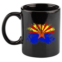 Arizona State Flag Grunge 11oz C Handle Ceramic Mug