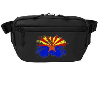 Arizona State Flag Grunge Crossbody Pack