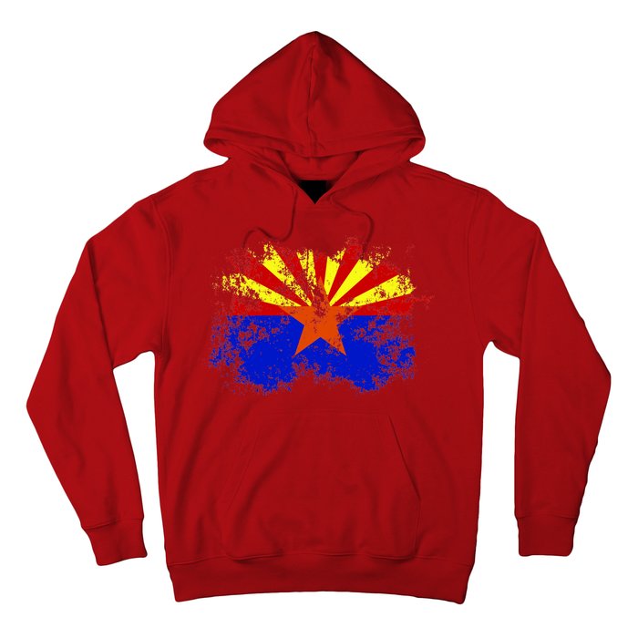 Arizona State Flag Grunge Hoodie