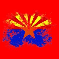 Arizona State Flag Grunge Apron