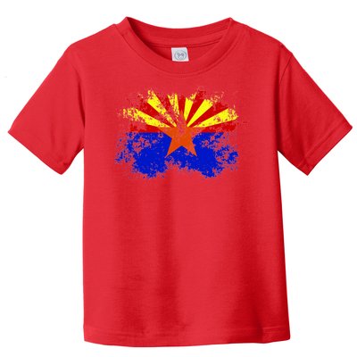 Arizona State Flag Grunge Toddler T-Shirt