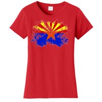 Arizona State Flag Grunge Women's T-Shirt