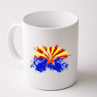 Arizona State Flag Grunge Coffee Mug