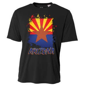 Arizona State Star Flag Cooling Performance Crew T-Shirt