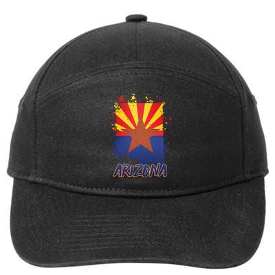 Arizona State Star Flag 7-Panel Snapback Hat