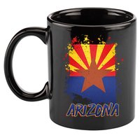 Arizona State Star Flag 11oz C Handle Ceramic Mug