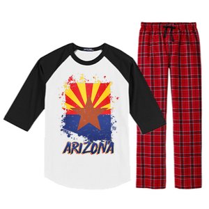 Arizona State Star Flag Raglan Sleeve Pajama Set