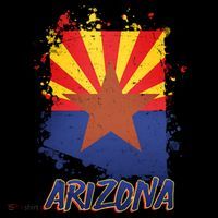 Arizona State Star Flag 16 in Basic Backpack