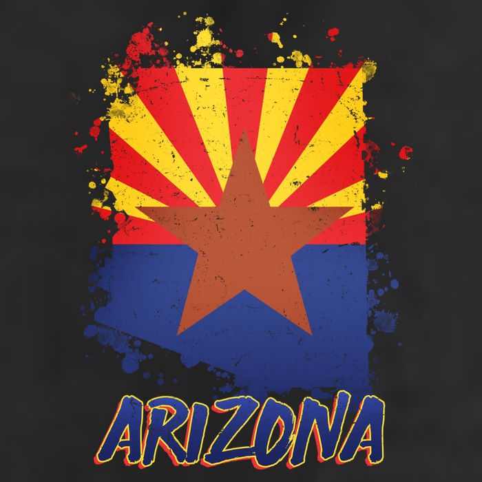 Arizona State Star Flag Trucker Hat