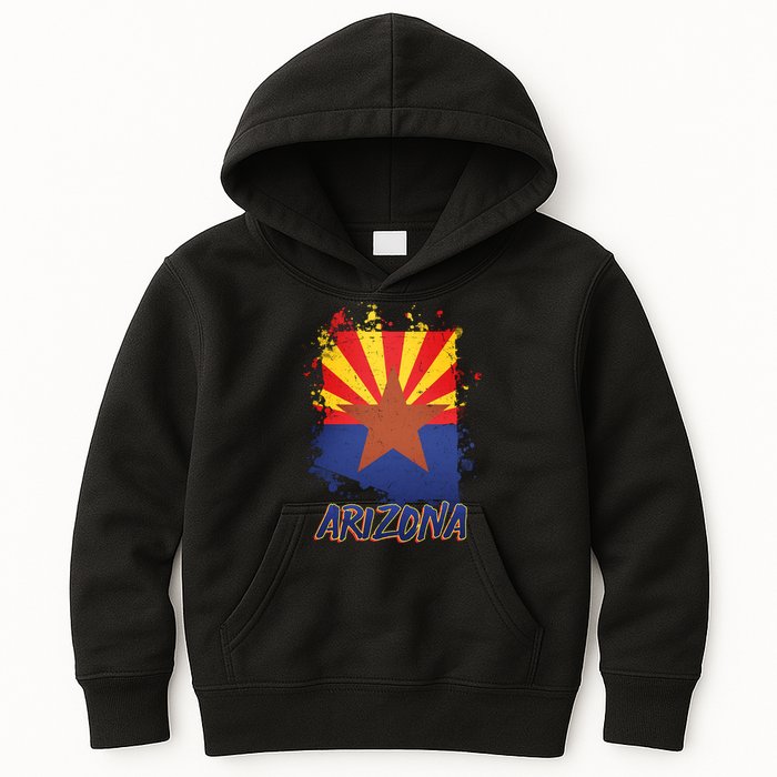Arizona State Star Flag Kids Hoodie