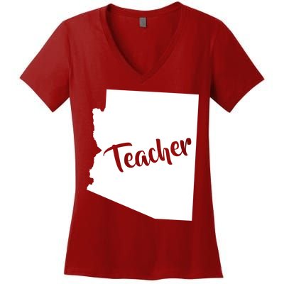 Arizona Teacher Women's V-Neck T-Shirt