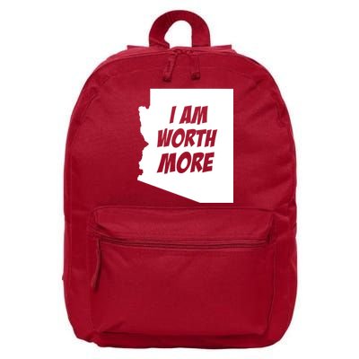 Arizona Teacher Protest I Am Worth More 16 in Basic Backpack