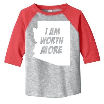 Arizona Teacher Protest I Am Worth More Toddler Fine Jersey T-Shirt