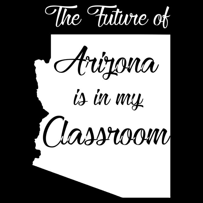 Arizona Teacher The Future Of Arizona Is In My Classroom Drawstring Bag