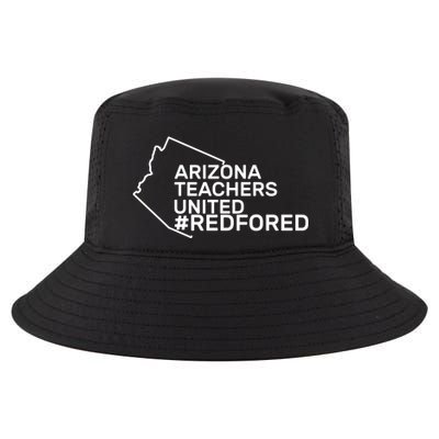 Arizona Teachers United Red For Ed #redfored Cool Comfort Performance Bucket Hat