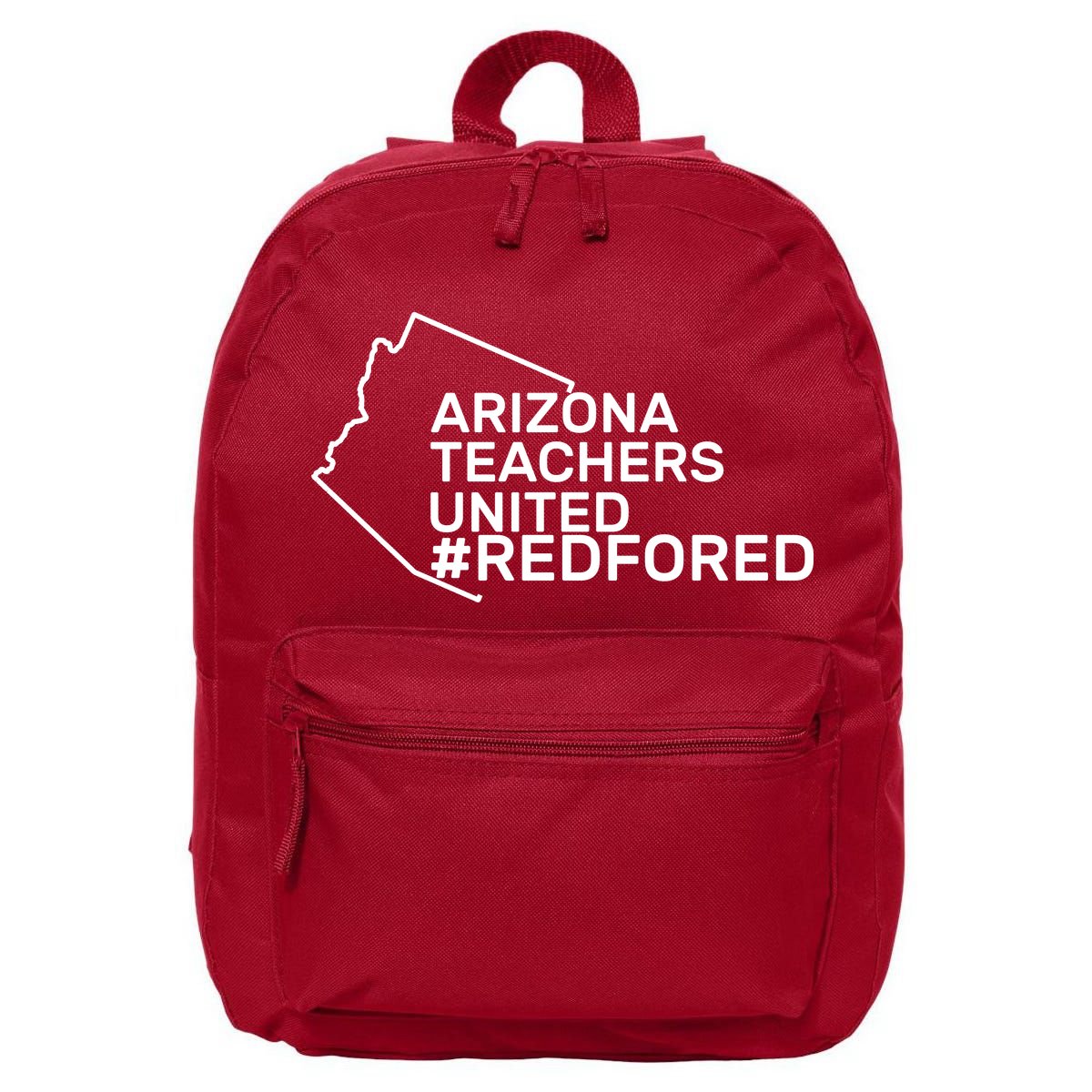 Arizona Teachers United Red For Ed #redfored 16 in Basic Backpack