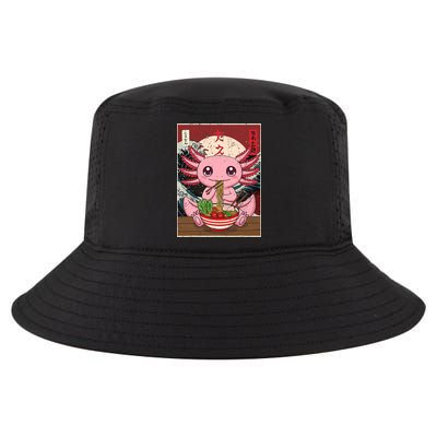 Axolotl Ramen Japanese Funny Graphic Tees Kawaii Anime Gifts Cool Comfort Performance Bucket Hat