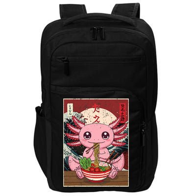 Axolotl Ramen Japanese Funny Graphic Tees Kawaii Anime Gifts Impact Tech Backpack