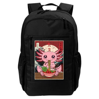 Axolotl Ramen Japanese Funny Graphic Tees Kawaii Anime Gifts Backpack