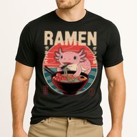 Axolotl Ramen Japanese Noodles Kawaii Anime Axolotl Cooling Performance Crew T-Shirt