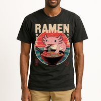 Axolotl Ramen Japanese Noodles Kawaii Anime Axolotl Tall T-Shirt