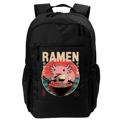 Axolotl Ramen Japanese Noodles Kawaii Anime Axolotl Backpack
