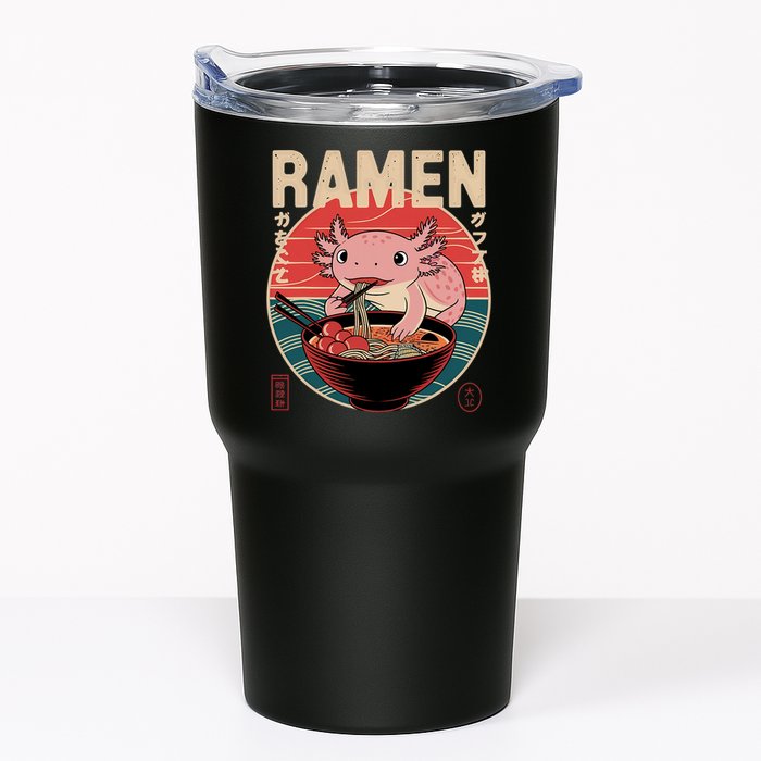 Axolotl Ramen Japanese Noodles Kawaii Anime Axolotl Tumbler
