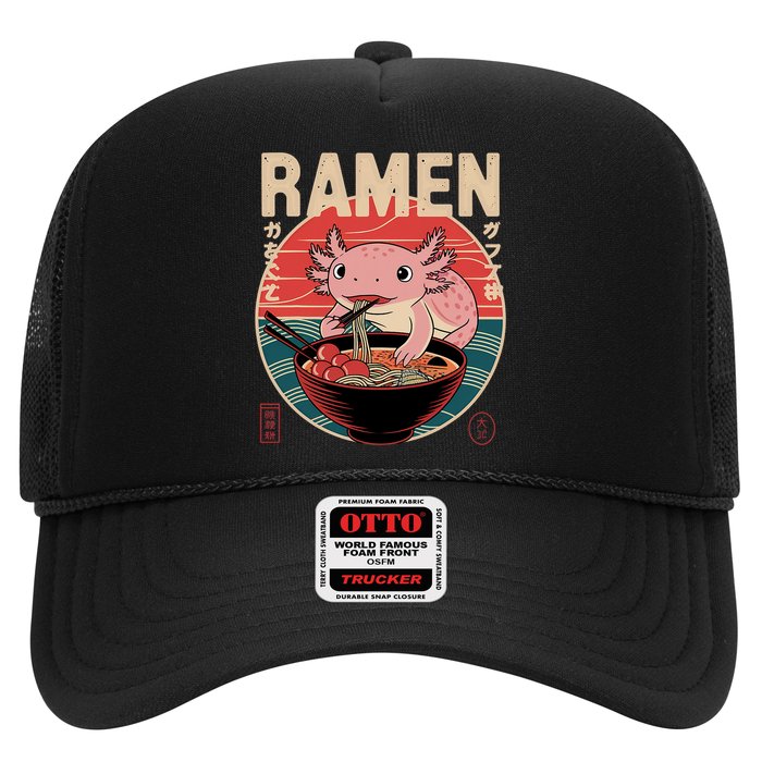 Axolotl Ramen Japanese Noodles Kawaii Anime Axolotl Hat