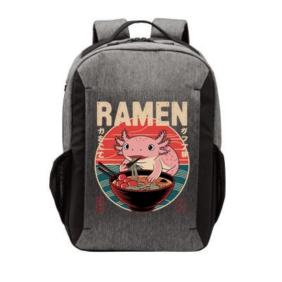 Axolotl Ramen Japanese Noodles Kawaii Anime Axolotl Vector Backpack