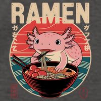Axolotl Ramen Japanese Noodles Kawaii Anime Axolotl Vector Backpack